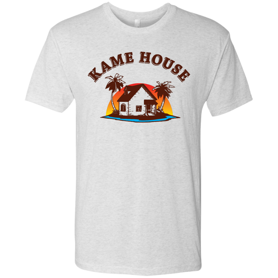 T-Shirts Heather White / S Kame House Men's Triblend T-Shirt