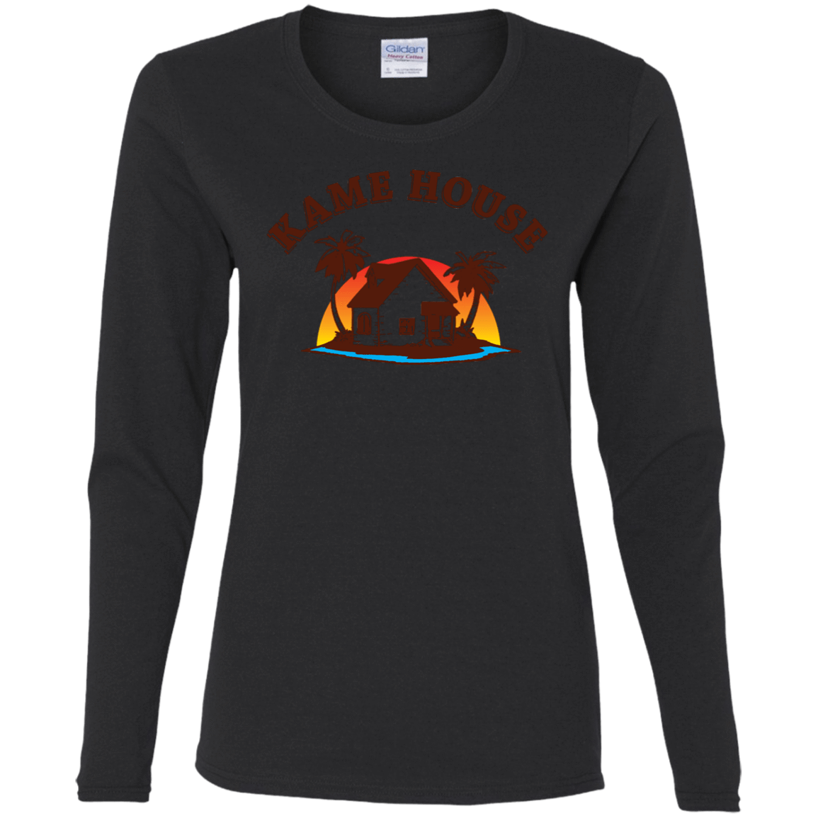 T-Shirts Black / S Kame House Women's Long Sleeve T-Shirt