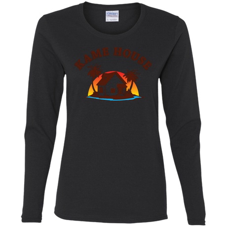 T-Shirts Black / S Kame House Women's Long Sleeve T-Shirt