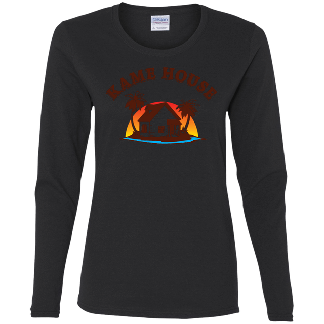 T-Shirts Black / S Kame House Women's Long Sleeve T-Shirt