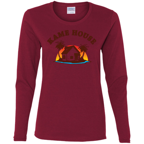 T-Shirts Cardinal / S Kame House Women's Long Sleeve T-Shirt