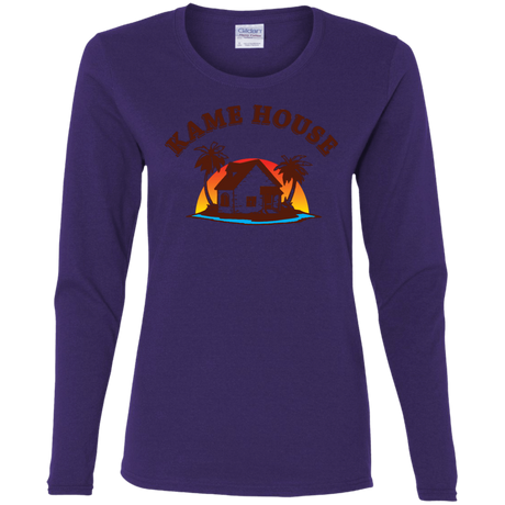 T-Shirts Purple / S Kame House Women's Long Sleeve T-Shirt