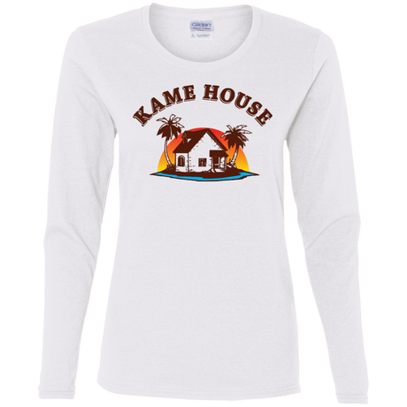 T-Shirts White / S Kame House Women's Long Sleeve T-Shirt