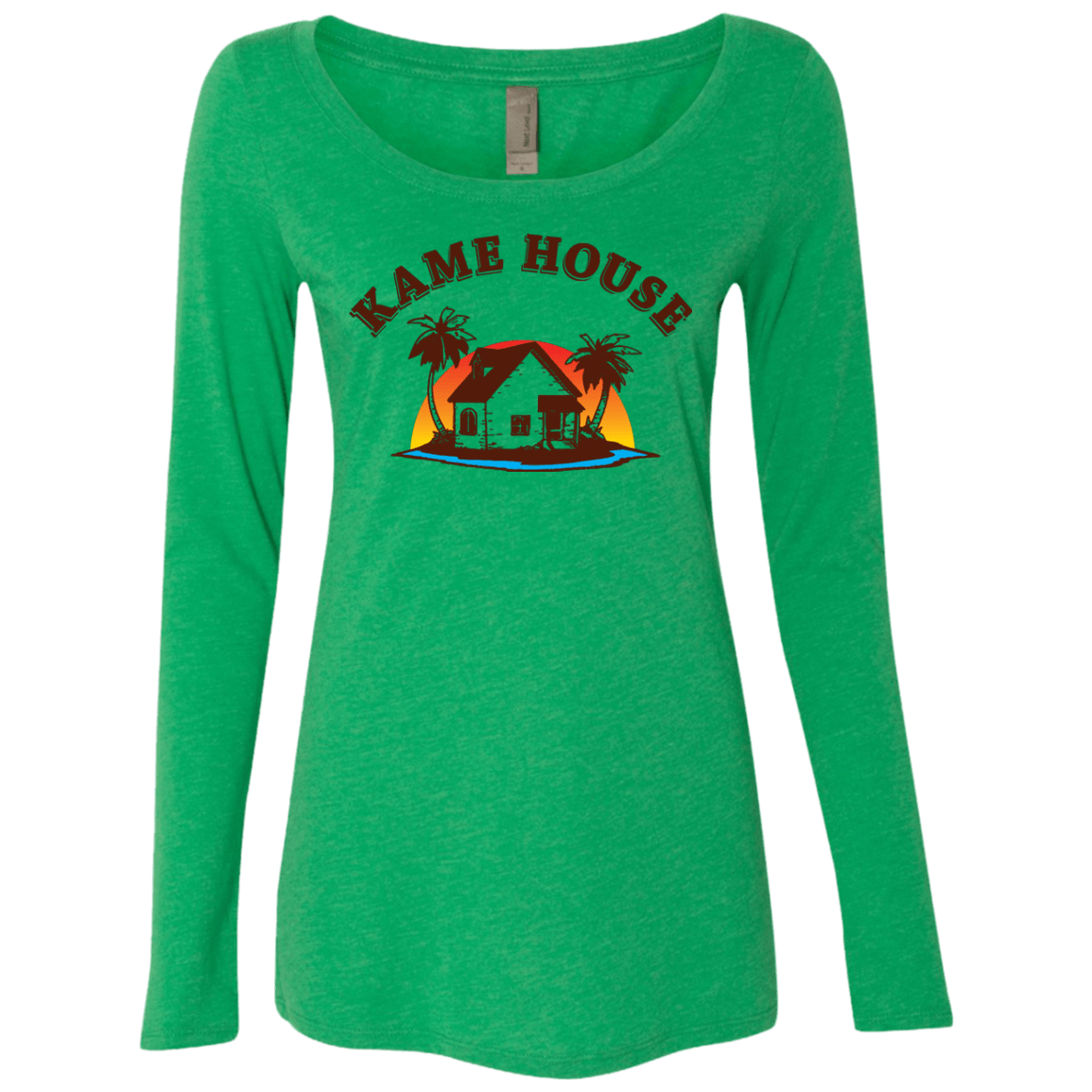 T-Shirts Envy / S Kame House Women's Triblend Long Sleeve Shirt
