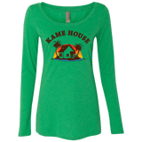 T-Shirts Envy / S Kame House Women's Triblend Long Sleeve Shirt