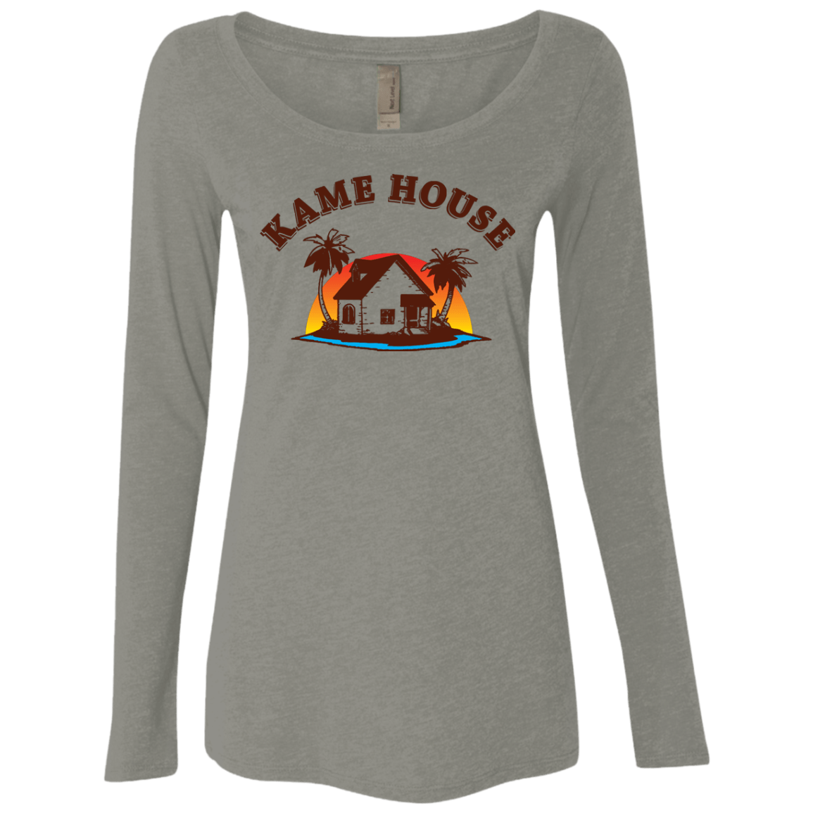 T-Shirts Venetian Grey / S Kame House Women's Triblend Long Sleeve Shirt