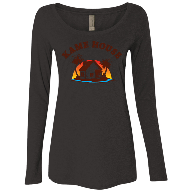 T-Shirts Vintage Black / S Kame House Women's Triblend Long Sleeve Shirt