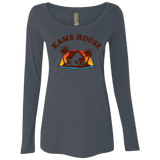 T-Shirts Vintage Navy / S Kame House Women's Triblend Long Sleeve Shirt