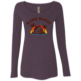 T-Shirts Vintage Purple / S Kame House Women's Triblend Long Sleeve Shirt
