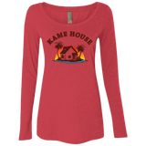 T-Shirts Vintage Red / S Kame House Women's Triblend Long Sleeve Shirt