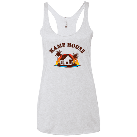 T-Shirts Heather White / X-Small Kame House Women's Triblend Racerback Tank