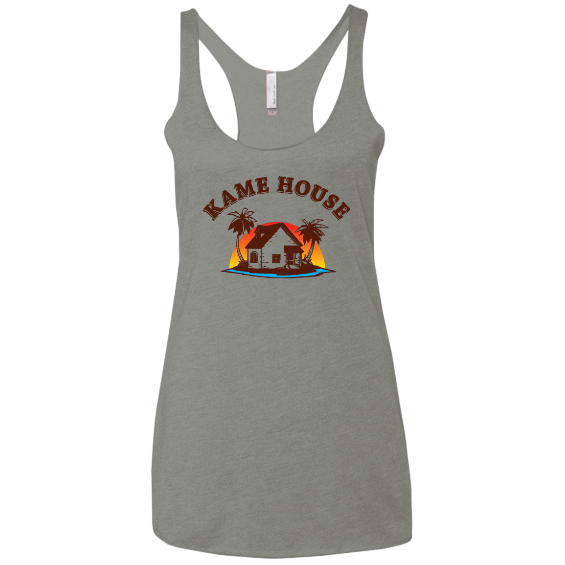 T-Shirts Venetian Grey / X-Small Kame House Women's Triblend Racerback Tank