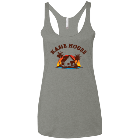 T-Shirts Venetian Grey / X-Small Kame House Women's Triblend Racerback Tank