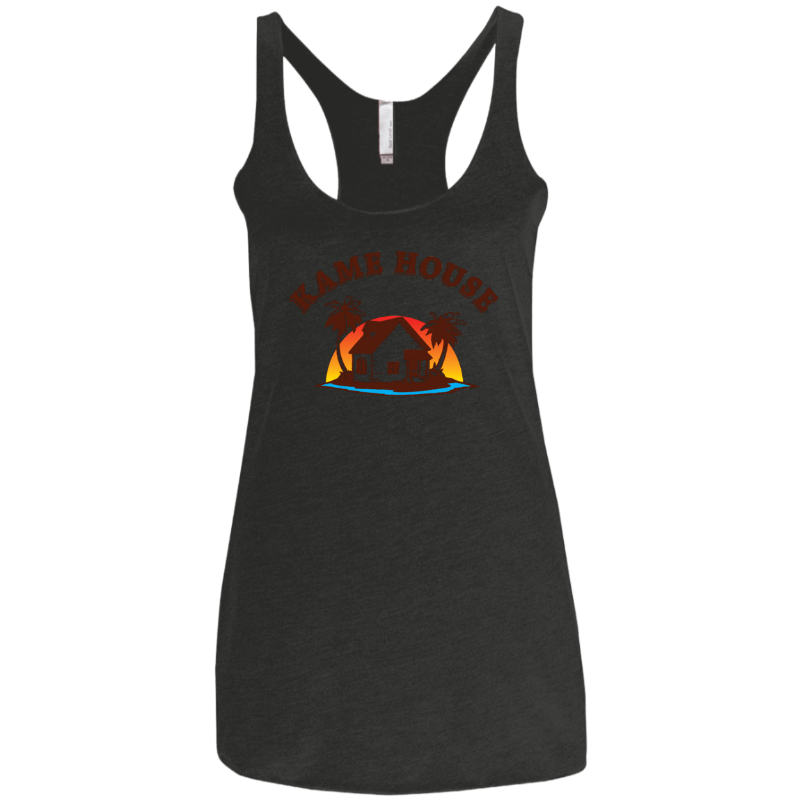 T-Shirts Vintage Black / X-Small Kame House Women's Triblend Racerback Tank