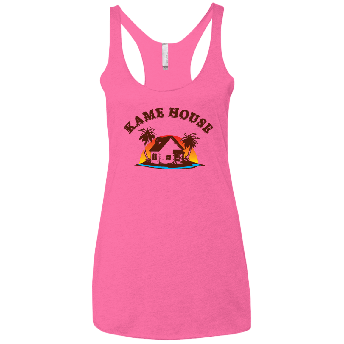 T-Shirts Vintage Pink / X-Small Kame House Women's Triblend Racerback Tank