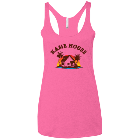 T-Shirts Vintage Pink / X-Small Kame House Women's Triblend Racerback Tank
