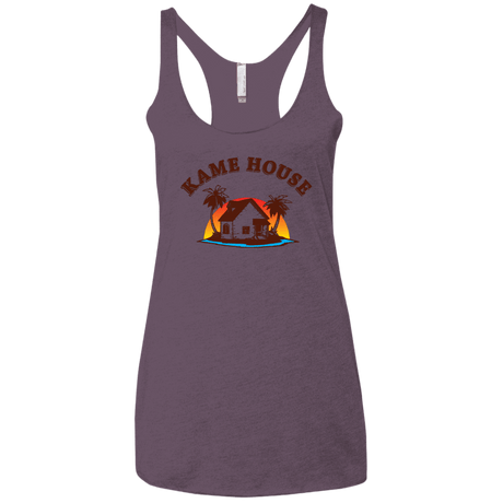T-Shirts Vintage Purple / X-Small Kame House Women's Triblend Racerback Tank