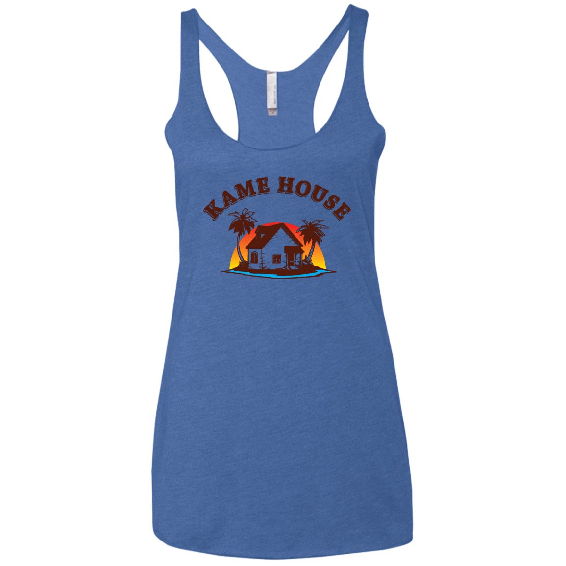 T-Shirts Vintage Royal / X-Small Kame House Women's Triblend Racerback Tank