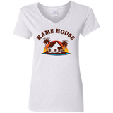 T-Shirts White / S Kame House Women's V-Neck T-Shirt
