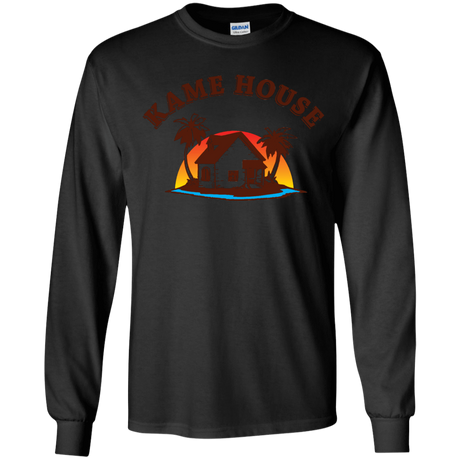 T-Shirts Black / YS Kame House Youth Long Sleeve T-Shirt