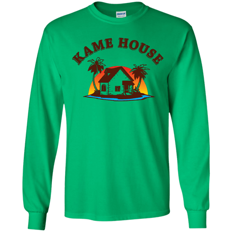 T-Shirts Irish Green / YS Kame House Youth Long Sleeve T-Shirt
