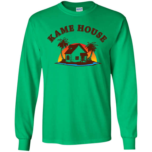 T-Shirts Irish Green / YS Kame House Youth Long Sleeve T-Shirt