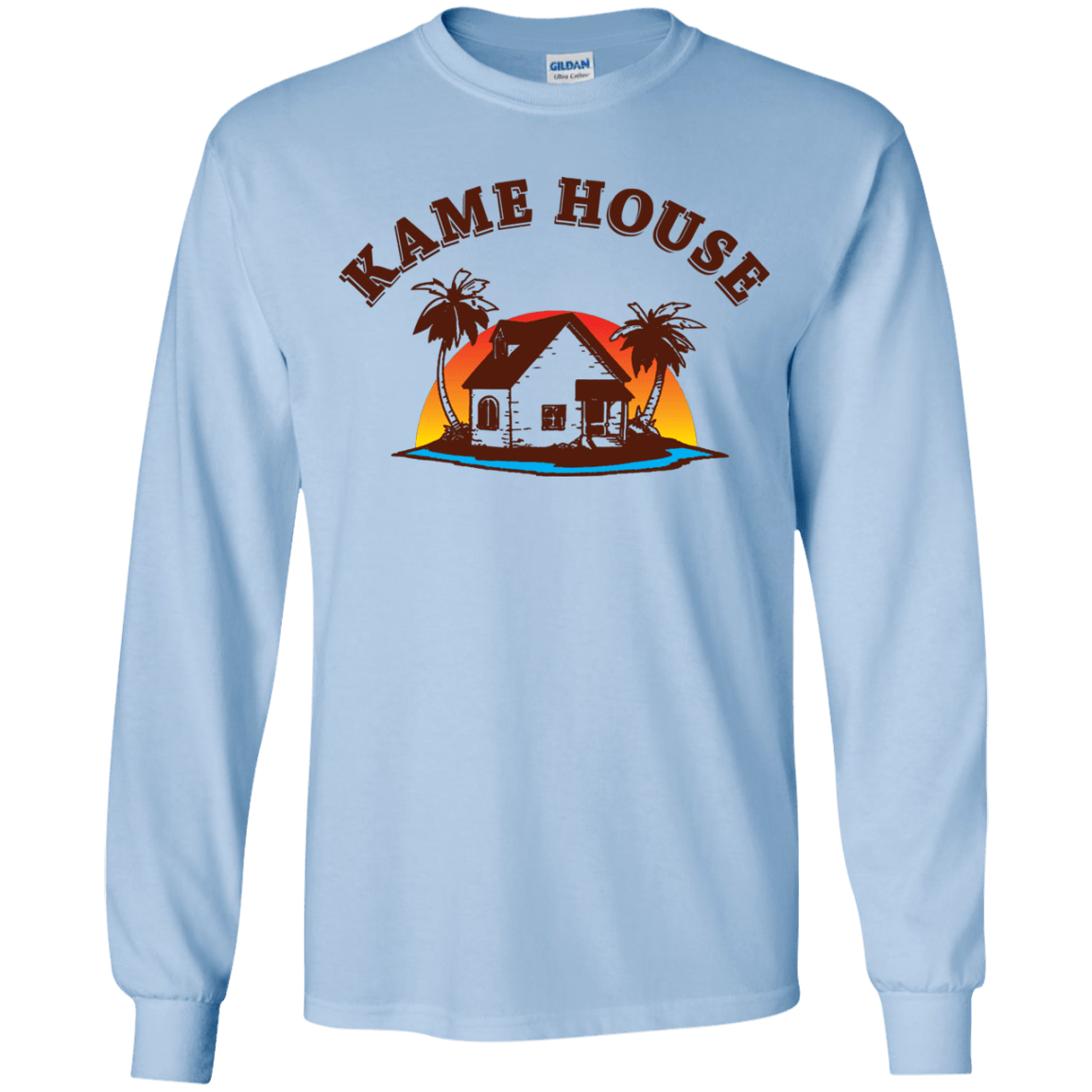 T-Shirts Light Blue / YS Kame House Youth Long Sleeve T-Shirt
