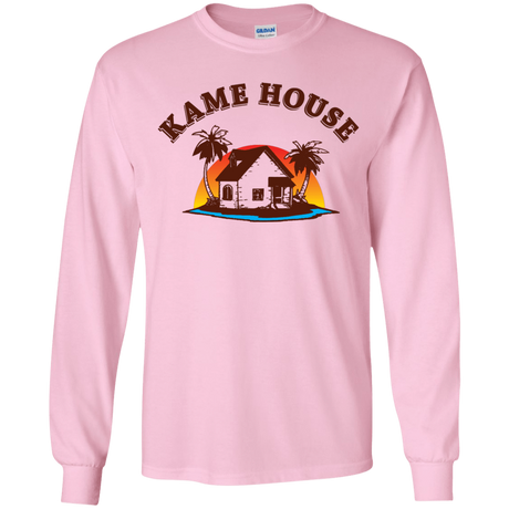 T-Shirts Light Pink / YS Kame House Youth Long Sleeve T-Shirt