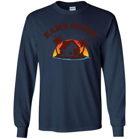 T-Shirts Navy / YS Kame House Youth Long Sleeve T-Shirt