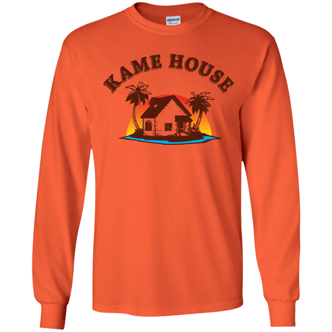 T-Shirts Orange / YS Kame House Youth Long Sleeve T-Shirt