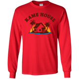 T-Shirts Red / YS Kame House Youth Long Sleeve T-Shirt