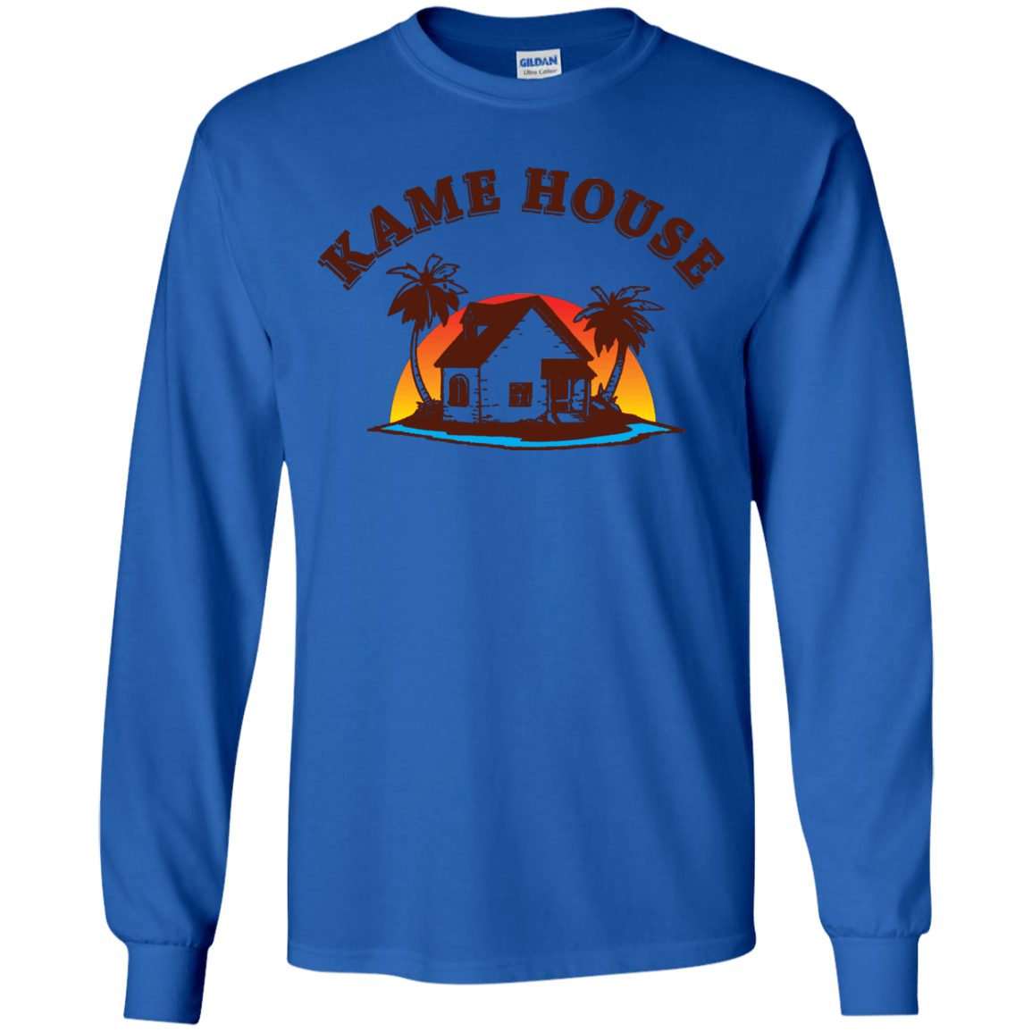T-Shirts Royal / YS Kame House Youth Long Sleeve T-Shirt