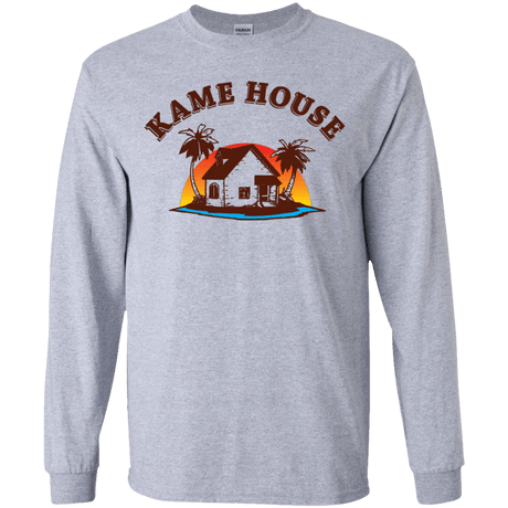 T-Shirts Sport Grey / YS Kame House Youth Long Sleeve T-Shirt