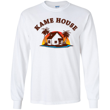 T-Shirts White / YS Kame House Youth Long Sleeve T-Shirt