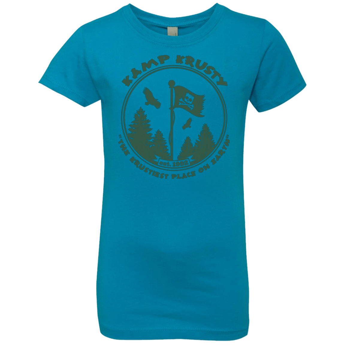 T-Shirts Turquoise / YXS Kamp Krusty Girls Premium T-Shirt