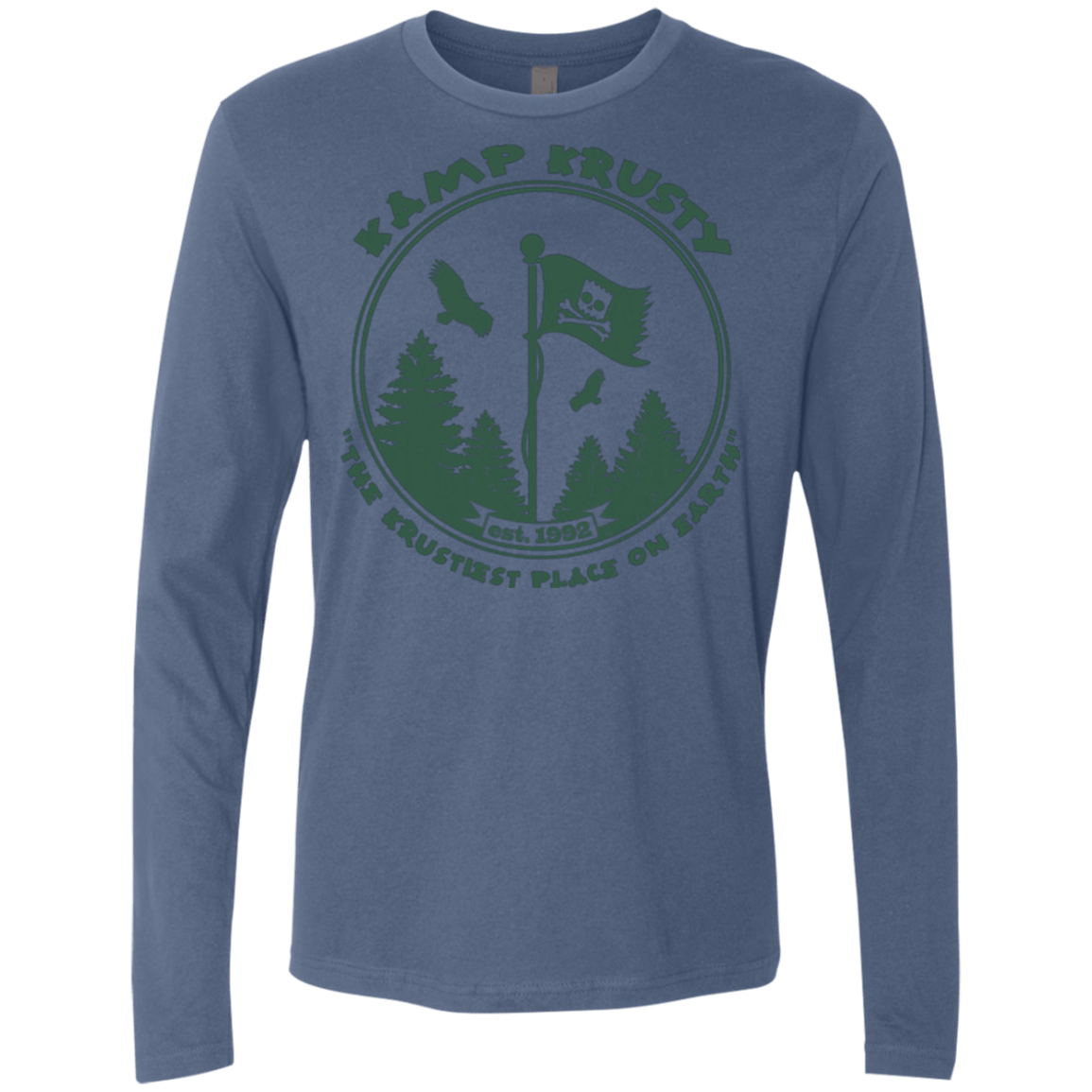 T-Shirts Indigo / Small Kamp Krusty Men's Premium Long Sleeve