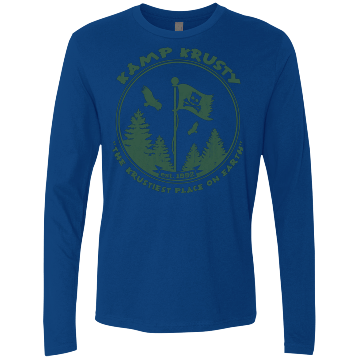 T-Shirts Royal / Small Kamp Krusty Men's Premium Long Sleeve