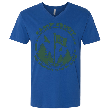 T-Shirts Royal / X-Small Kamp Krusty Men's Premium V-Neck