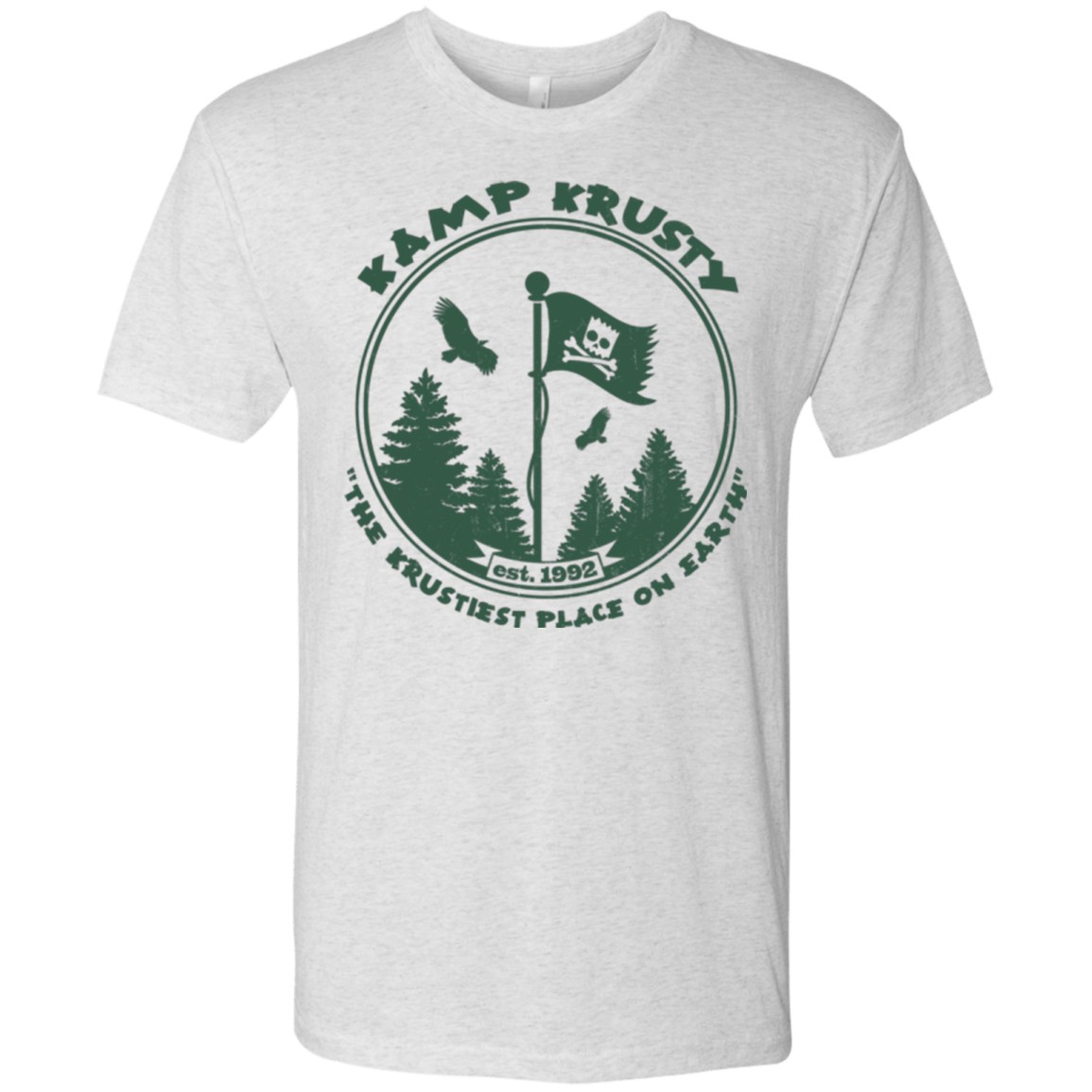 T-Shirts Heather White / Small Kamp Krusty Men's Triblend T-Shirt