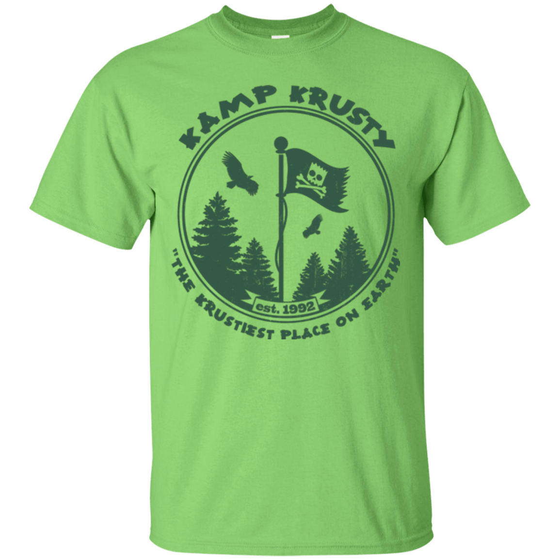 T-Shirts Lime / Small Kamp Krusty T-Shirt