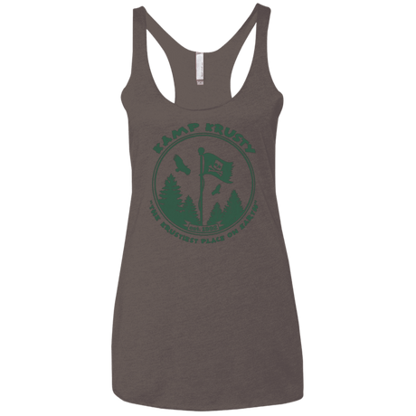 T-Shirts Macchiato / X-Small Kamp Krusty Women's Triblend Racerback Tank