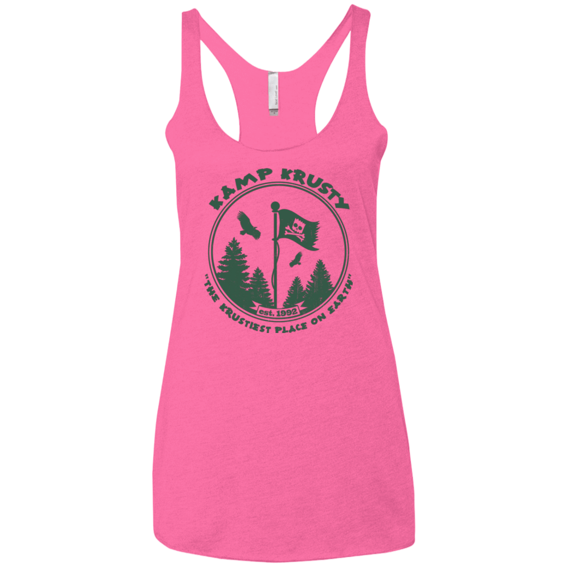 T-Shirts Vintage Pink / X-Small Kamp Krusty Women's Triblend Racerback Tank