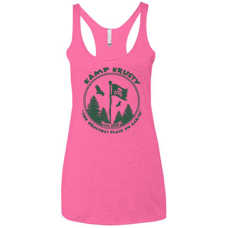 T-Shirts Vintage Pink / X-Small Kamp Krusty Women's Triblend Racerback Tank