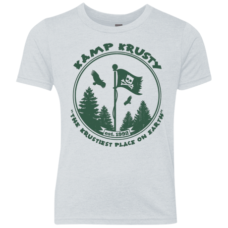 T-Shirts Heather White / YXS Kamp Krusty Youth Triblend T-Shirt