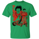 T-Shirts Irish Green / S Kaneda and Tetsuo Sumi-e T-Shirt