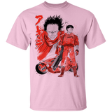 T-Shirts Light Pink / S Kaneda and Tetsuo Sumi-e T-Shirt