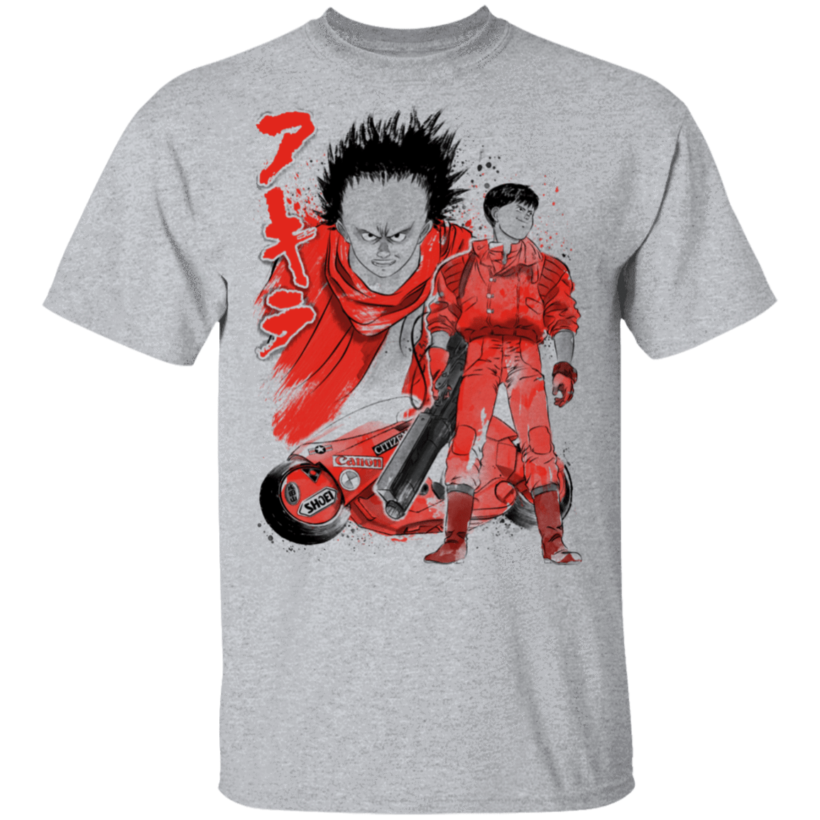 T-Shirts Sport Grey / S Kaneda and Tetsuo Sumi-e T-Shirt