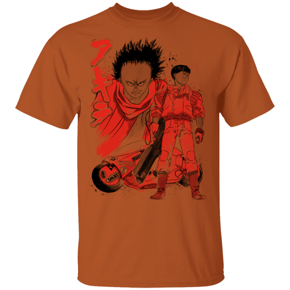 T-Shirts Texas Orange / S Kaneda and Tetsuo Sumi-e T-Shirt