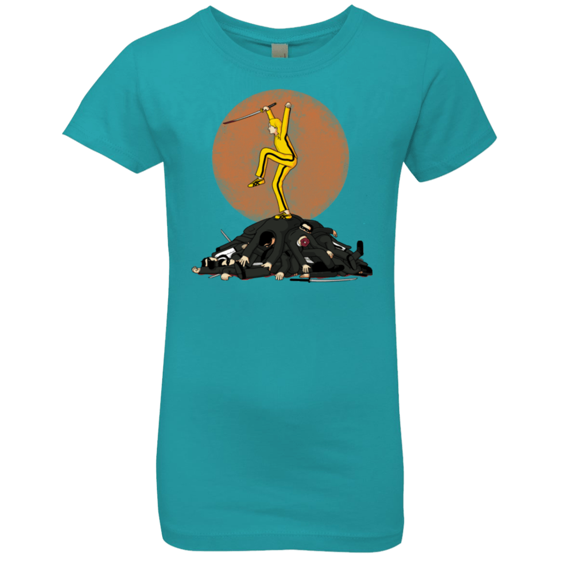 T-Shirts Tahiti Blue / YXS Karate Bill Girls Premium T-Shirt