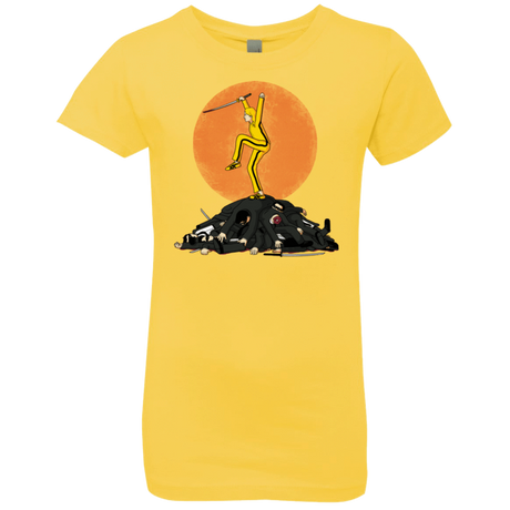 T-Shirts Vibrant Yellow / YXS Karate Bill Girls Premium T-Shirt